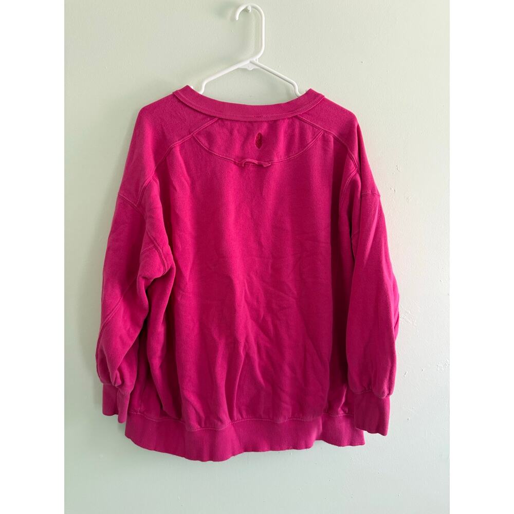 Free People Movement | Intercept Pullover Top in Living Magenta Casual Lounge - Picture 6 of 12
